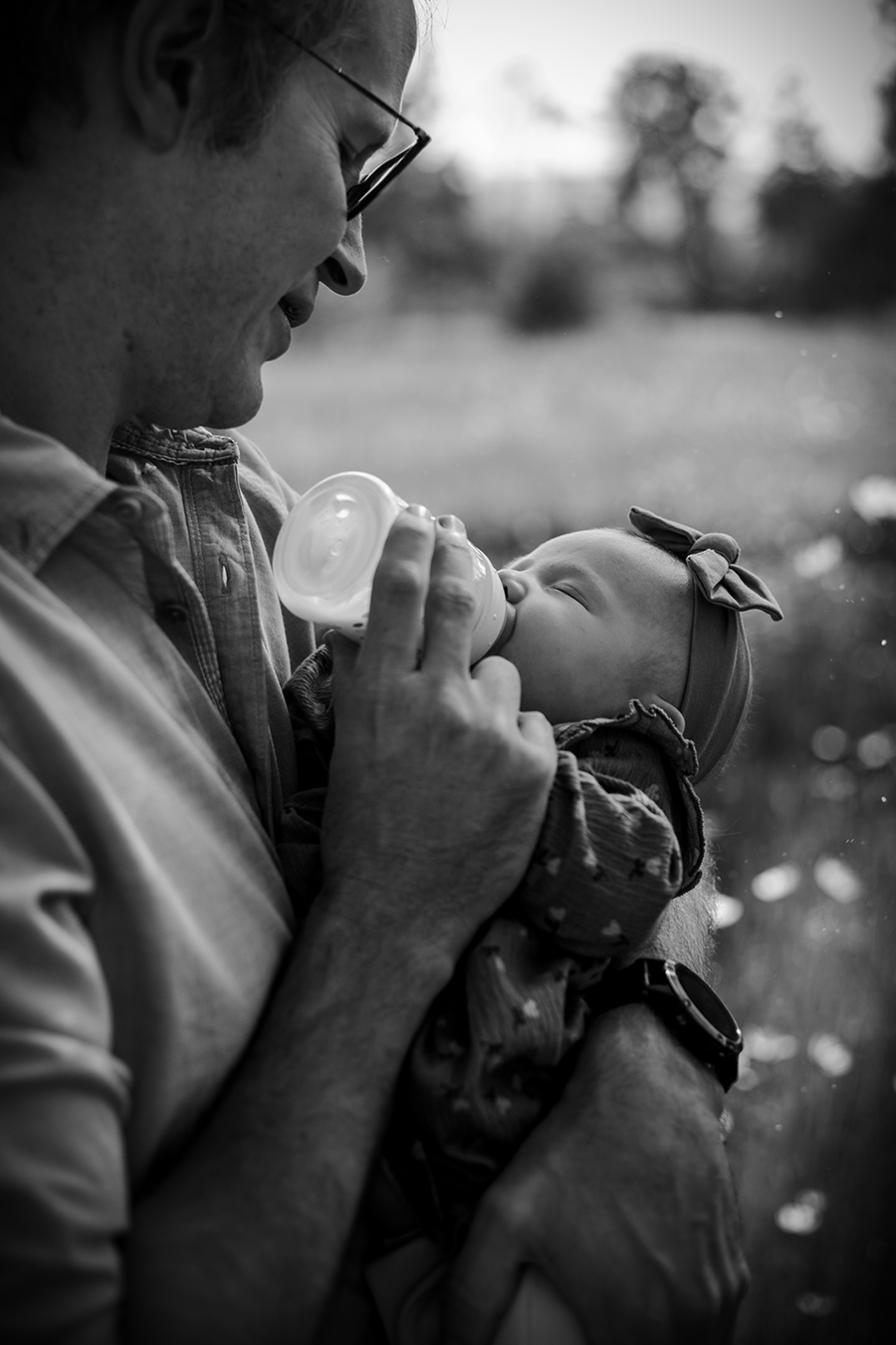 baby and dad